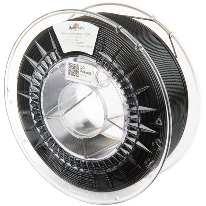 Пластик для 3D-принтера Spectrum PET-G Premium Transparent 1.75mm 1kg Blue (80052)