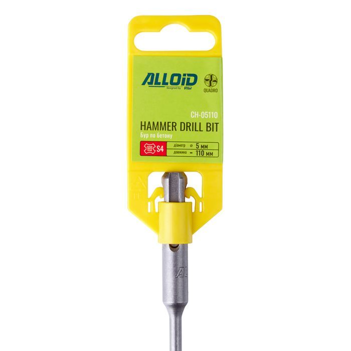 Бур Alloid по бетону, SDS-plus, S4 QUADRO, 6×110мм (CH-06110) изображение 8