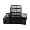 Подставка для мелочей Buromax 154 x 103 x 100 мм, металлическая, черная (BM.6246-01)