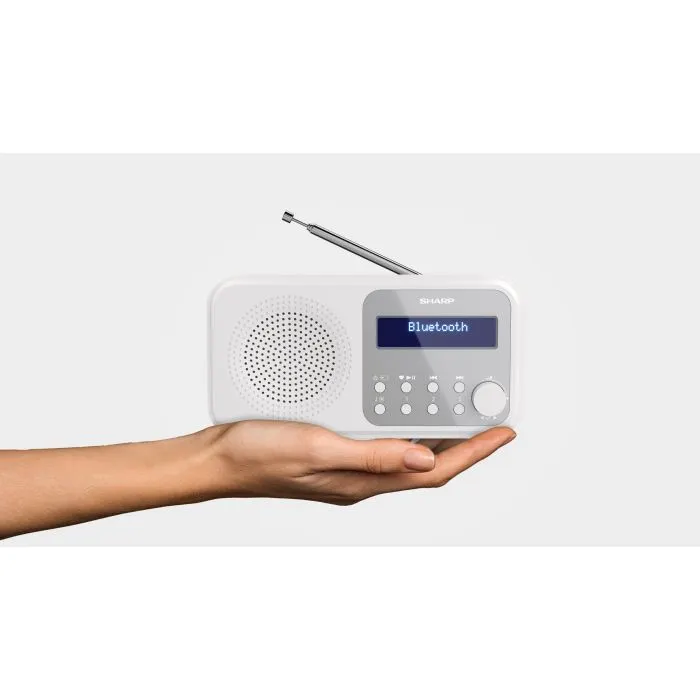 Портативний радіоприймач Sharp DR-P420 White (DR-P420WH) зображення 8