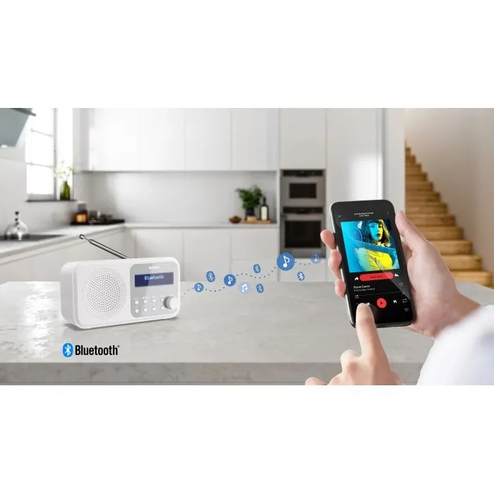 Портативний радіоприймач Sharp DR-P420 White (DR-P420WH) зображення 9