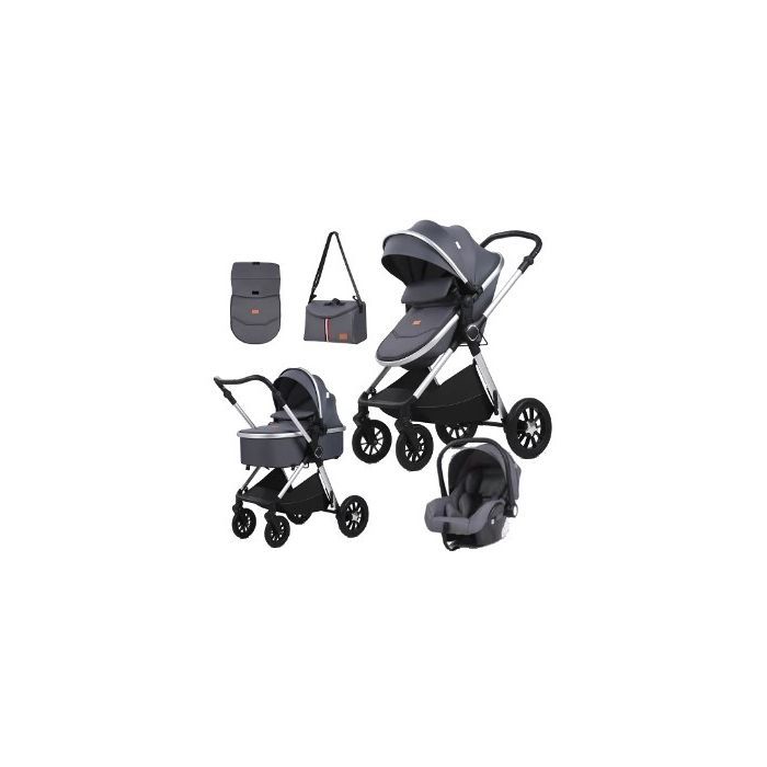 Коляска Kidilo 3в1 H2D (Black) (1111556)