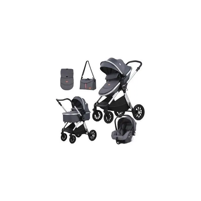 Коляска Kidilo 3в1 H2D (grey) (1071346) изображение 2