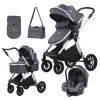 Коляска Kidilo 3в1 H2D (grey) (1071346)
