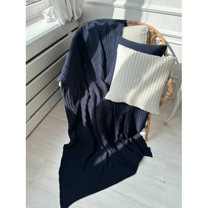 Плед Прованс COTTON синій 120 х 200 см (039530) зображення 12
