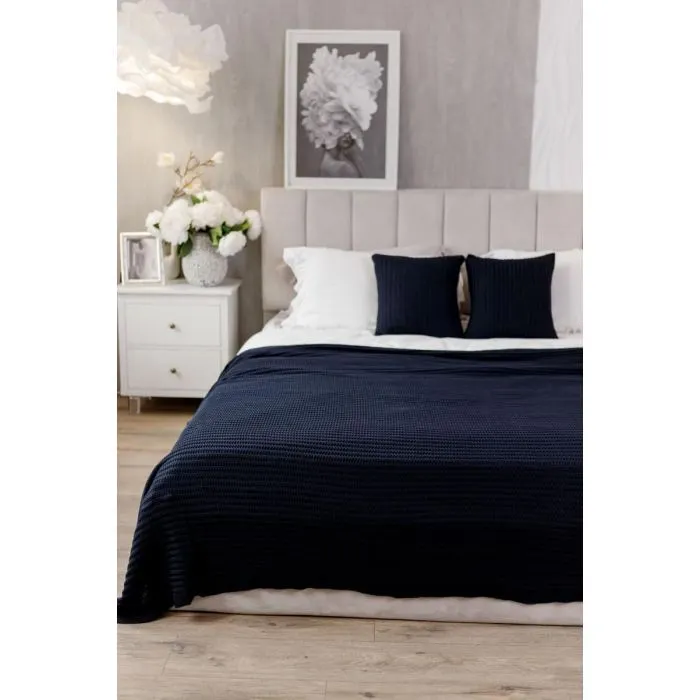Плед Прованс COTTON синій 120 х 200 см (039530) зображення 3