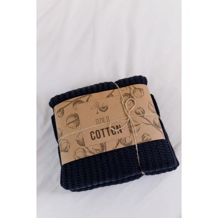 Плед Прованс COTTON синій 120 х 200 см (039530) зображення 4