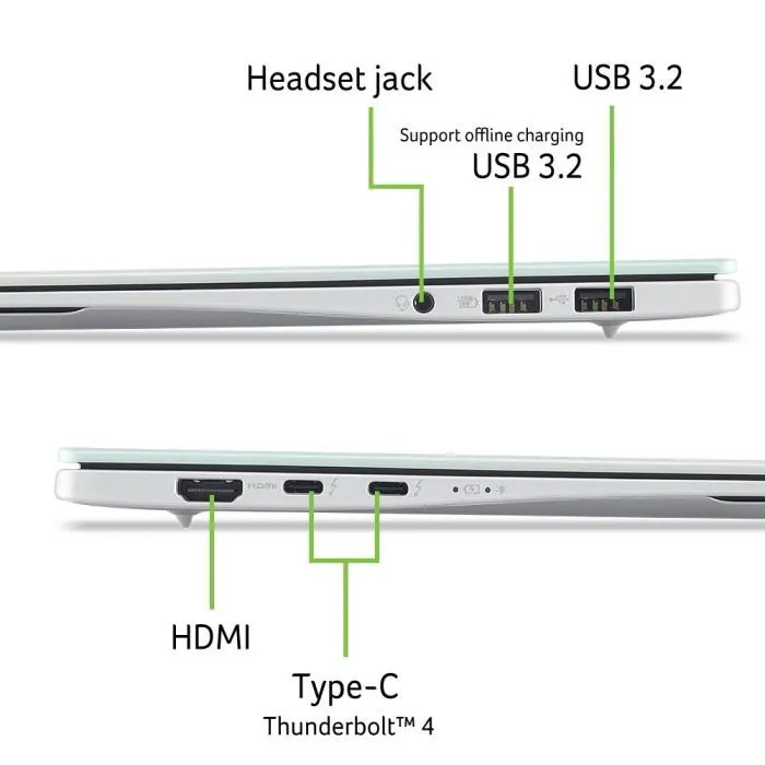 Ноутбук Acer Swift Edge 14 AI SFE14-I51 (NX.JVQEU.002) зображення 8