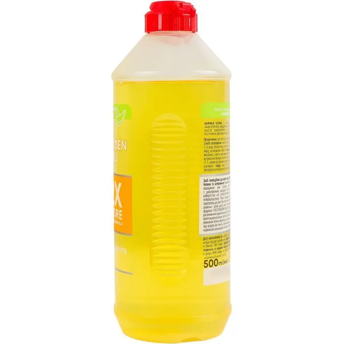 Засіб для ручного миття посуду Sarmix Ultra Golden Yuzu 500 мл (4820268105240) зображення 3