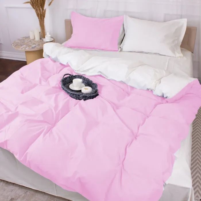Постільна білизна MirSon Poplin Line 002 + 018 Abegail 220 x 240 (2200006288077)