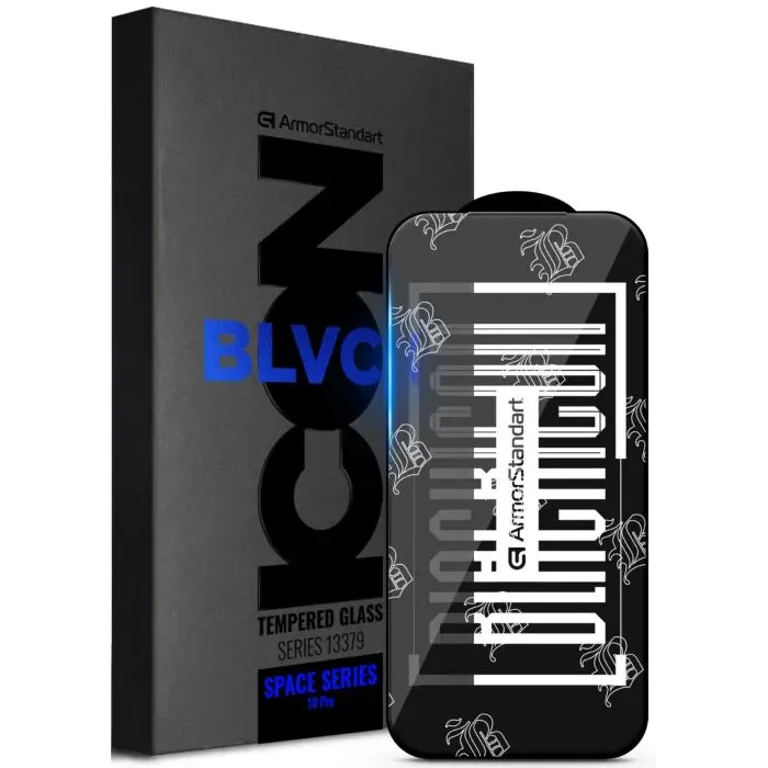 Стекло защитное Armorstandart Space Black Icon Apple iPhone 18 Pro (ARM91937)
