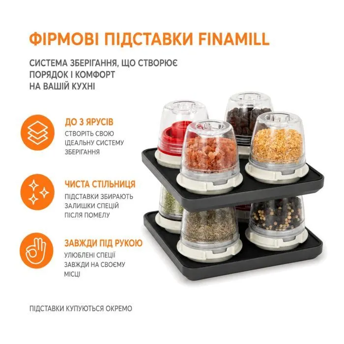 Мельница для специй FinaMill акумуляторний 2 змінних пода білий (GP813437-111SOC) изображение 14