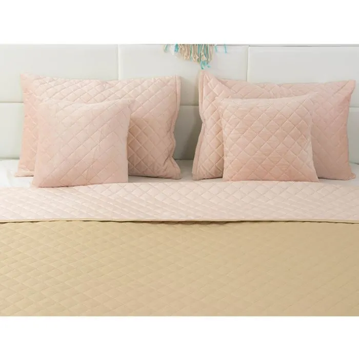 Покривало Руно Apricot ромб велюр 150х220 (360.55_Apricot ромб) зображення 9