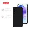 Чохол до мобільного телефона Intaleo Silicone Samsung Galaxy A55 Black (1283126600302) зображення 3