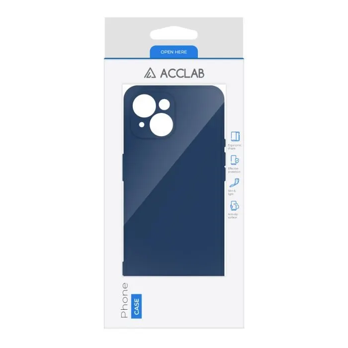 Чохол до мобільного телефона ACCLAB SoftShell Apple iPhone 15 Plus Light Blue (1283126586392) зображення 2