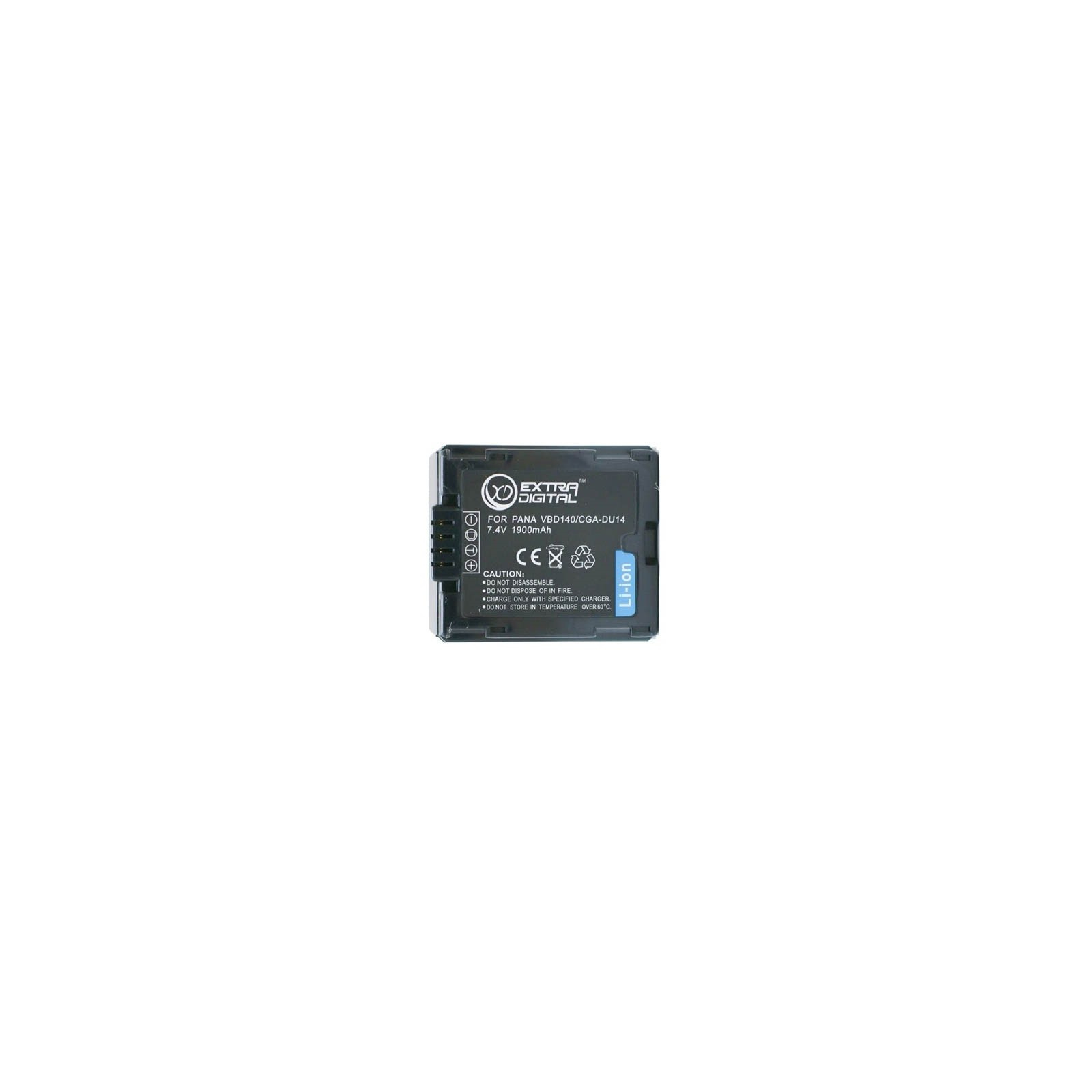 Аккумулятор к фото/видео Extradigital Panasonic CGA-DU14 (BDP2550)