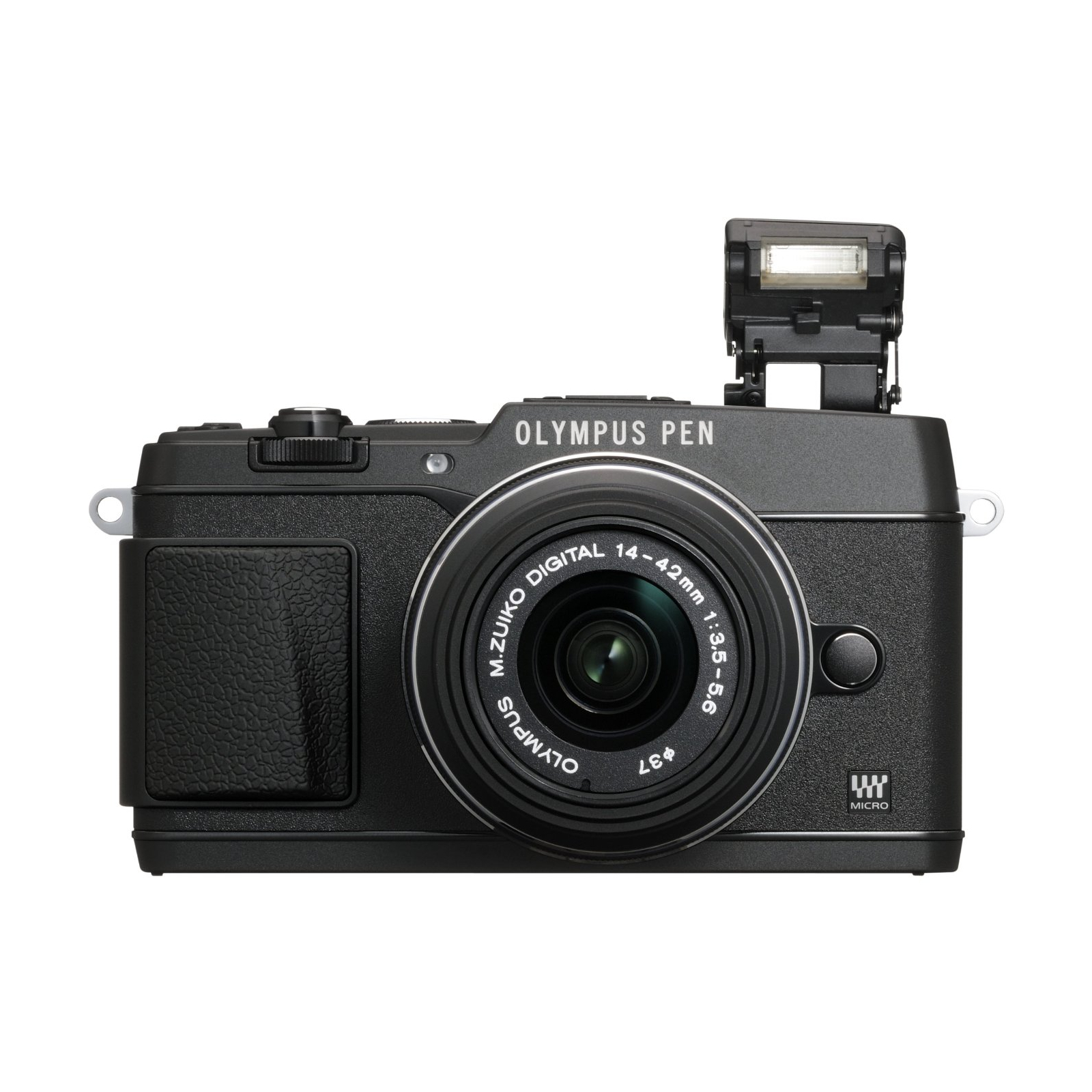 Цифровий фотоапарат Olympus E-P5 14-42 mm Kit + VF4 black/black (V204051BE020) зображення 4