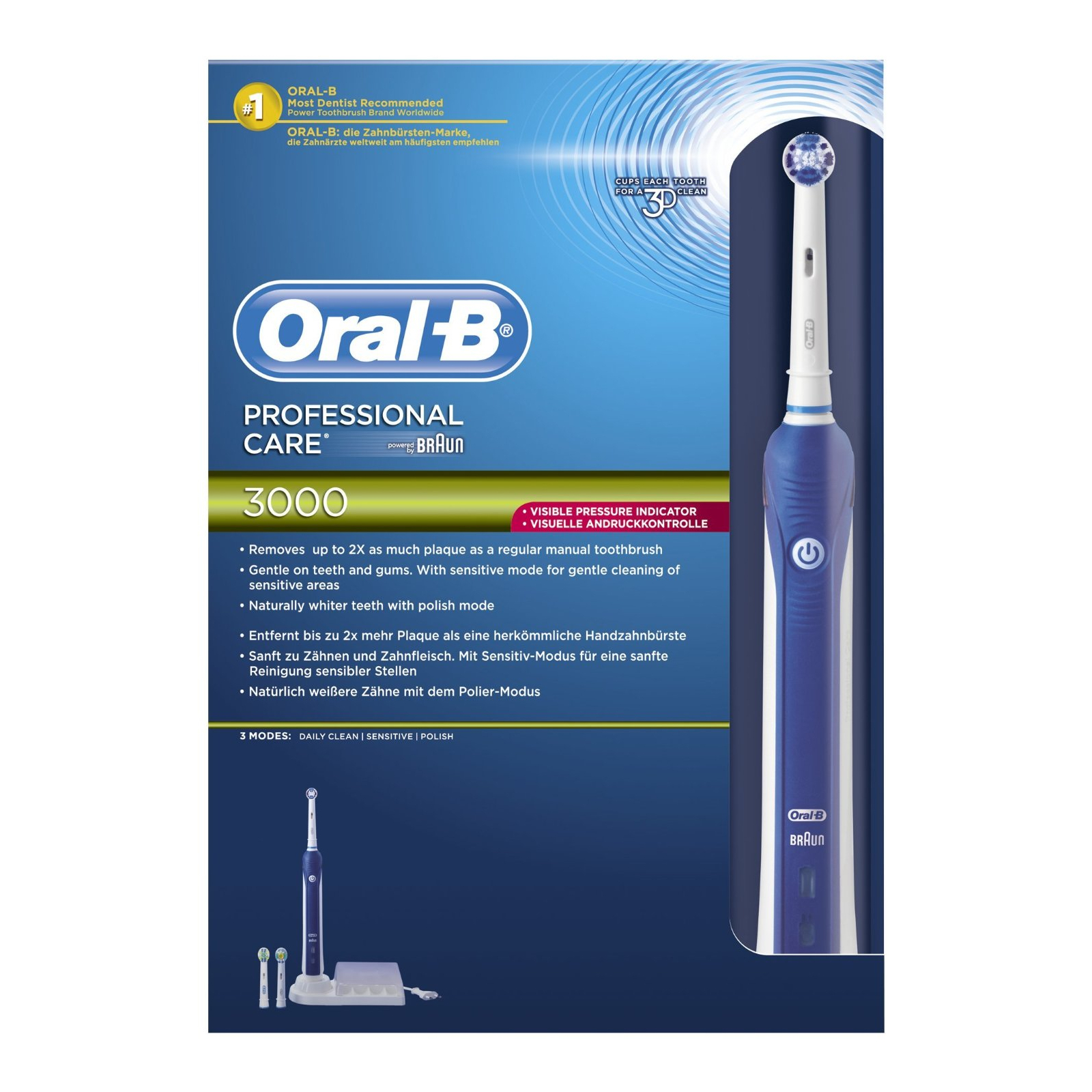 Електрична зубна щітка Oral-B 3000 D 20 (D20.535.3) зображення 2