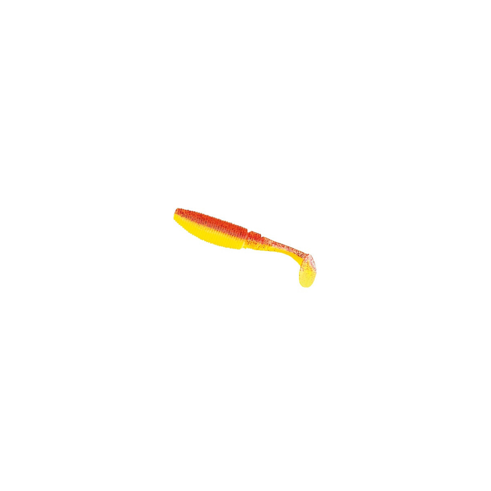 Силикон рыболовный Nomura Rolling Shad 75мм 4гр. цвет-087 (yellow red glitter) 10шт (NM70108707)