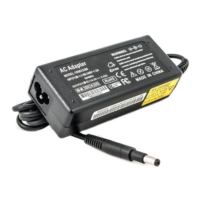 Блок живлення до ноутбуку PowerPlant HP 220V, 65W, 19.5V, 4.74A (4.8*1.7mm) (HP65G4817)