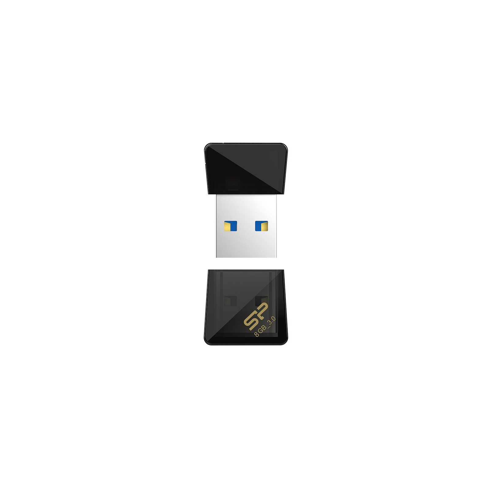 USB флеш накопичувач Silicon Power 8Gb Jewel J08 Black USB 3.0 (SP008GBUF3J08V1K) зображення 3