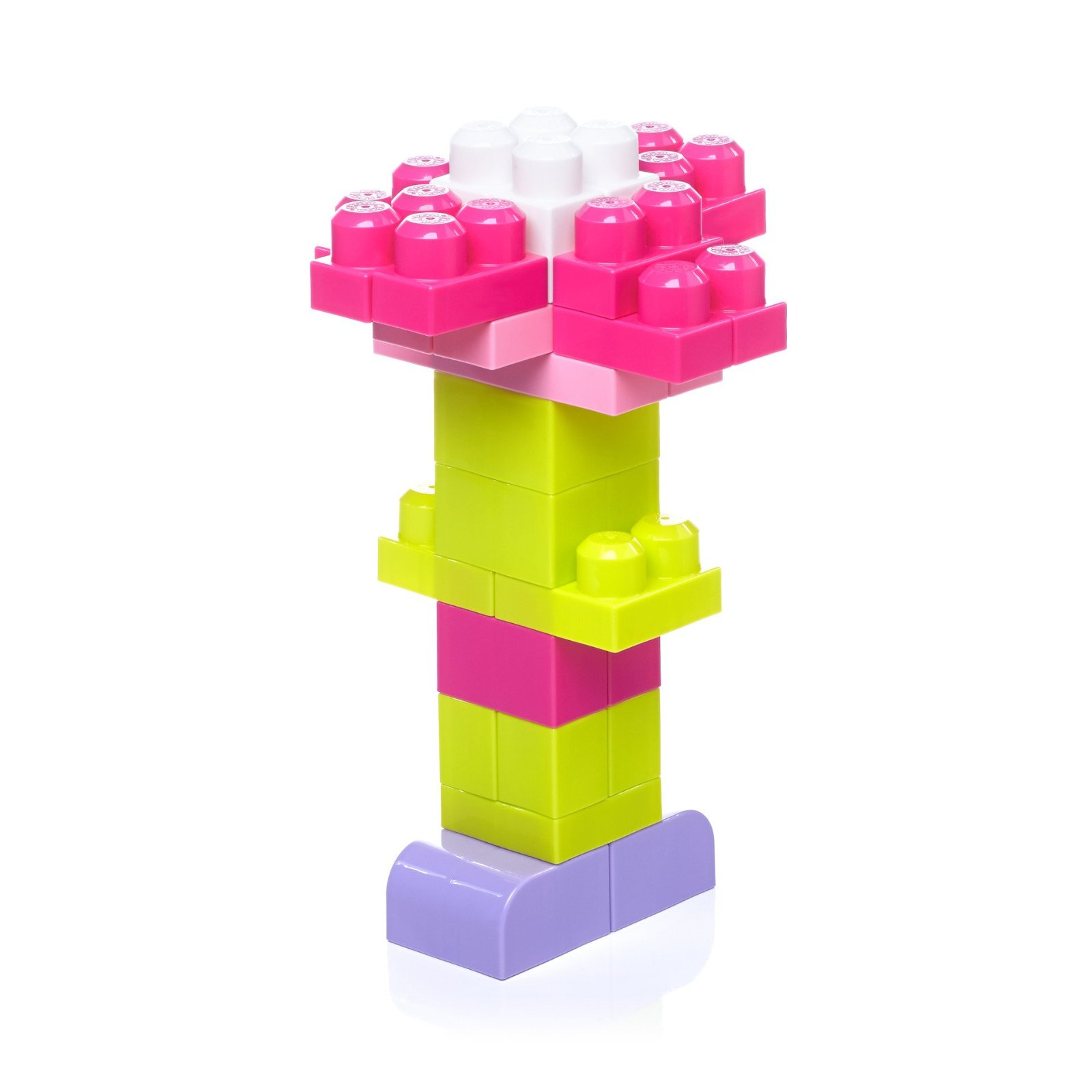 Конструктор Mega Bloks рожевий у мішку 60 деталей (DCH54) зображення 2