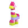 Конструктор Mega Bloks рожевий у мішку 60 деталей (DCH54) зображення 4