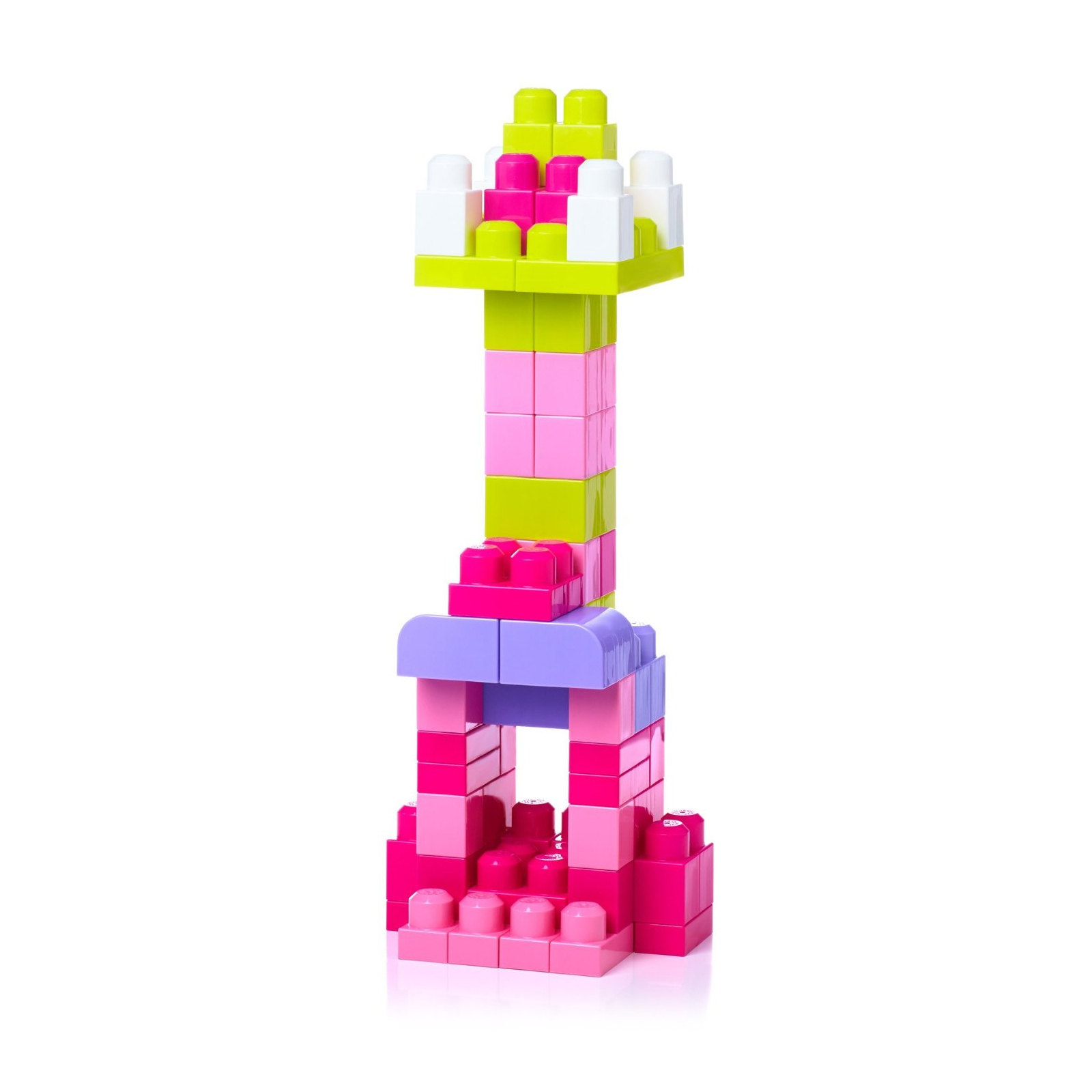 Конструктор Mega Bloks рожевий у мішку 60 деталей (DCH54) зображення 5