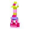 Конструктор Mega Bloks рожевий у мішку 60 деталей (DCH54) зображення 5