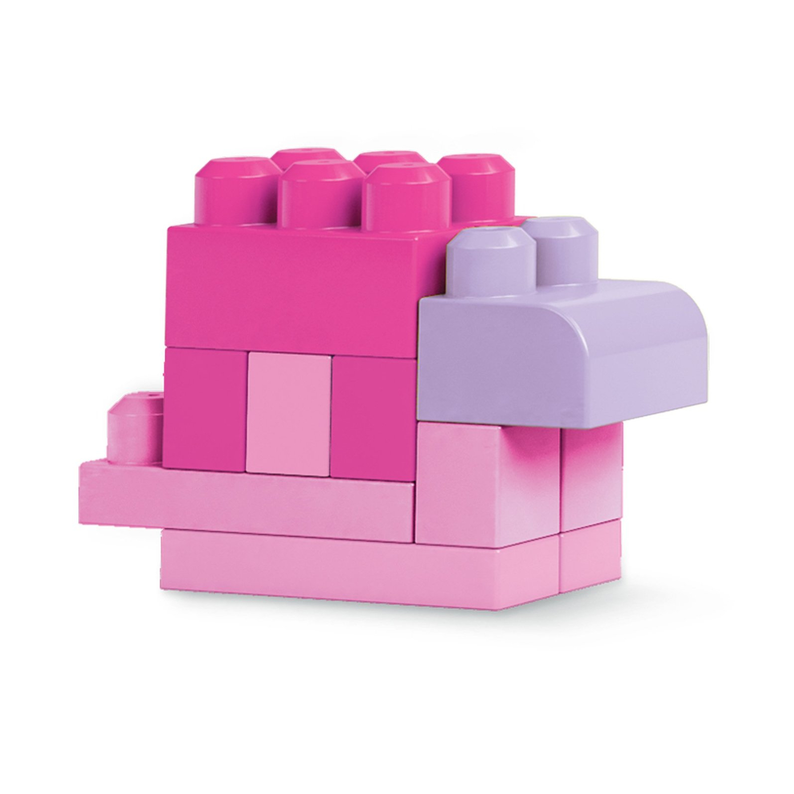 Конструктор Mega Bloks рожевий у мішку 60 деталей (DCH54) зображення 6
