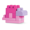 Конструктор Mega Bloks рожевий у мішку 60 деталей (DCH54) зображення 6