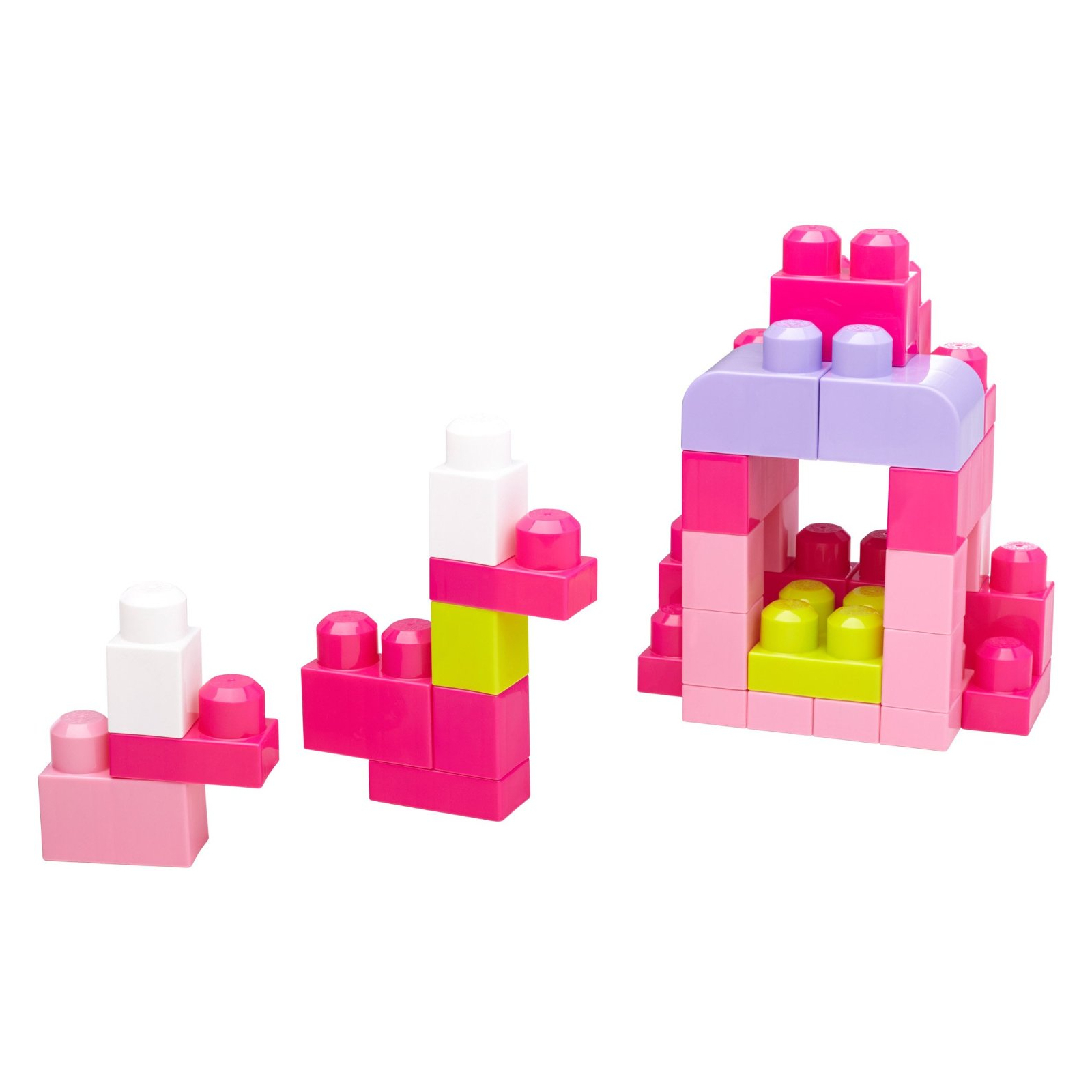 Конструктор Mega Bloks розовый в мешке 60 деталей (DCH54) изображение 7