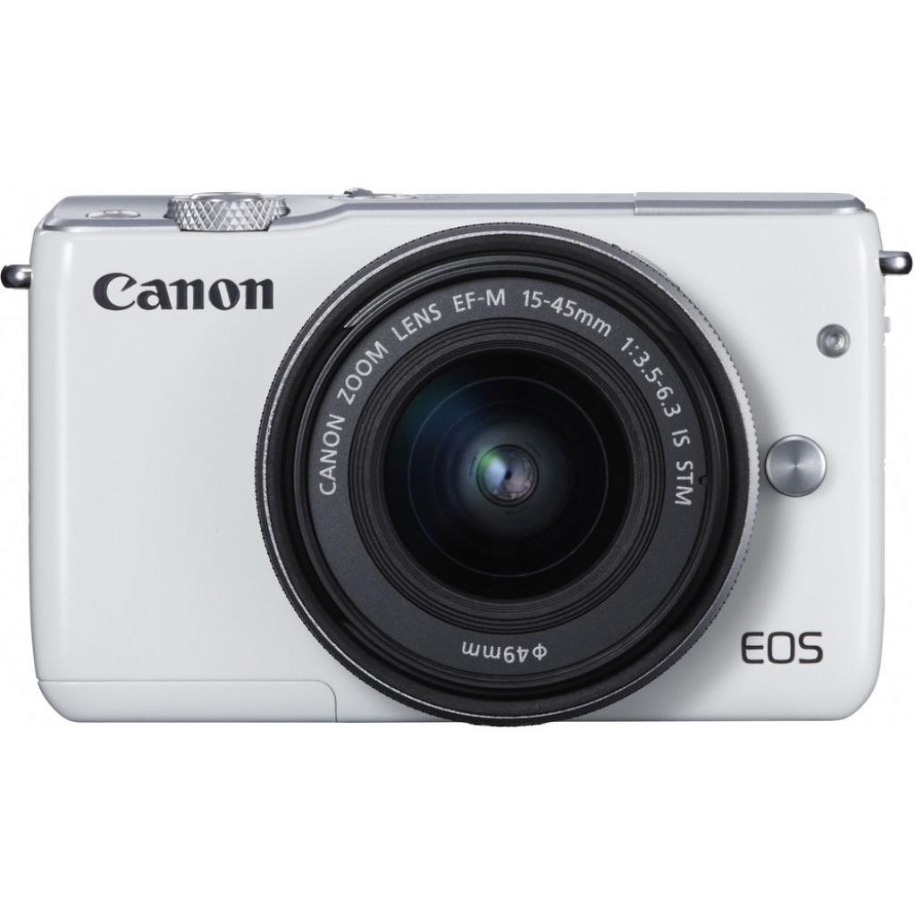 Цифровий фотоапарат Canon EOS M10 15-45 IS STM White Kit (0922C040) зображення 2