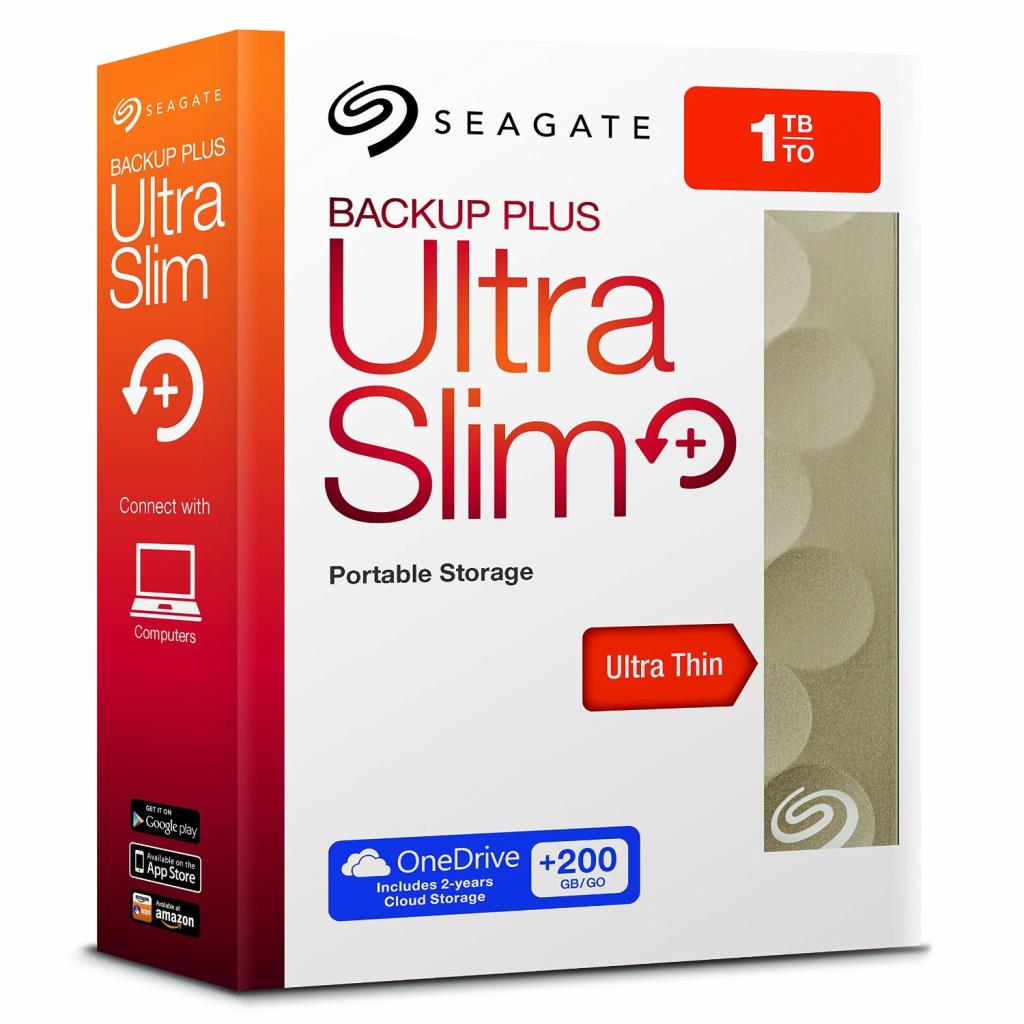 Зовнішній жорсткий диск 2.5" 1TB Backup Plus Ultra Slim Seagate (STEH1000201) зображення 5