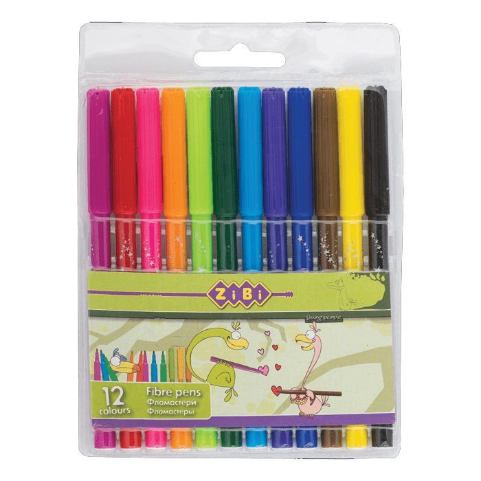 Фломастери ZiBi 12 colors (ZB.2802)
