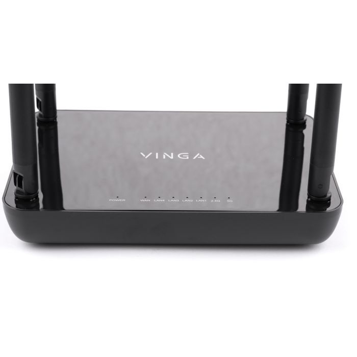 Маршрутизатор Vinga WR-AC1200 Long Range (WR-AC1200-LR) зображення 11