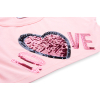 Набір дитячого одягу Breeze "LOVE" з паєток (9007-116G-beige) зображення 8