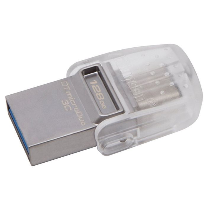 USB флеш накопитель Kingston 128GB DataTraveler microDuo 3C USB 3.0/Type C (DTDUO3C/128GB) изображение 2