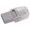 USB флеш накопичувач Kingston 128GB DataTraveler microDuo 3C USB 3.0/Type C (DTDUO3C/128GB) зображення 2