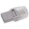 USB флеш накопитель Kingston 128GB DataTraveler microDuo 3C USB 3.0/Type C (DTDUO3C/128GB) изображение 2