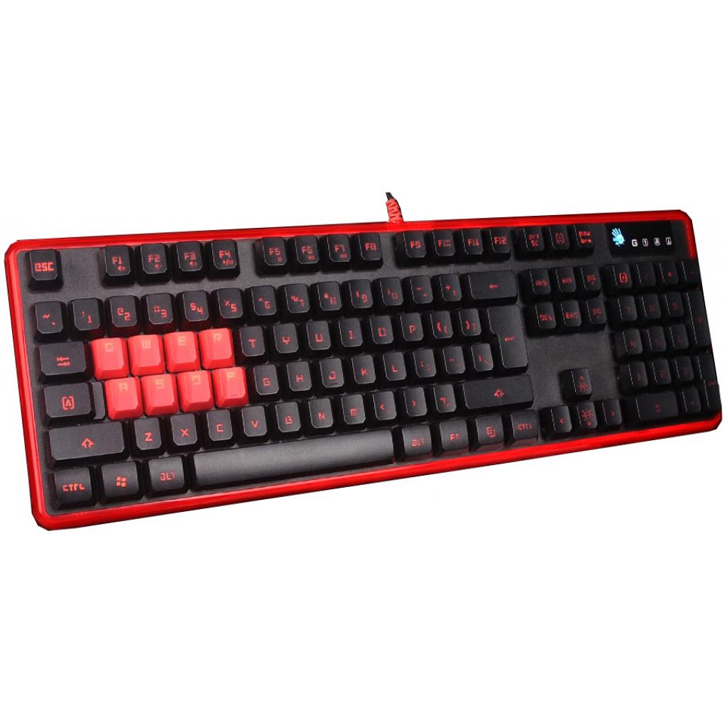 Клавіатура A4Tech Bloody B2278 USB Black Red зображення 2