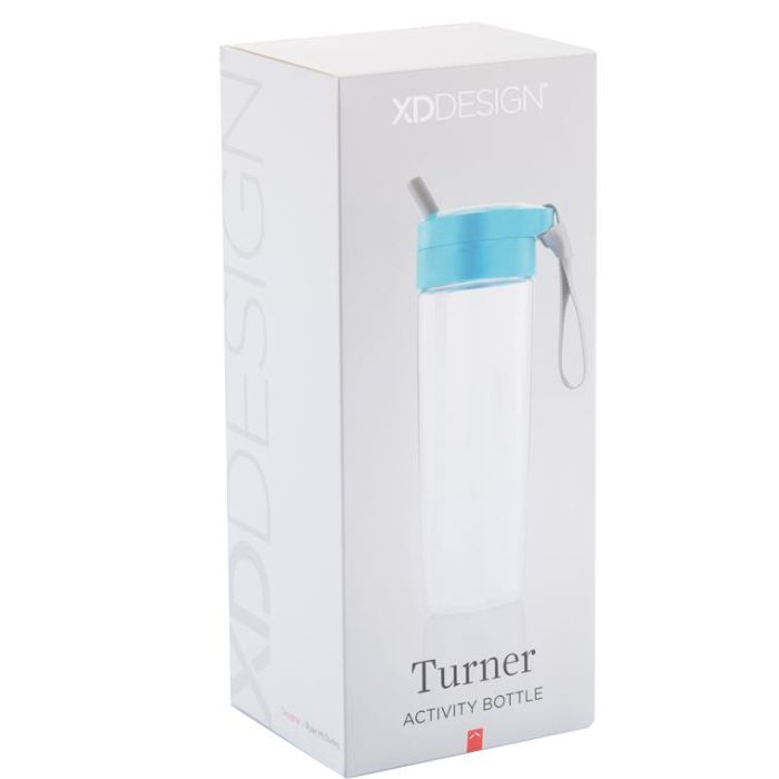 Пляшка для води XD Modo с трубочкой синяя (P436.045) зображення 11