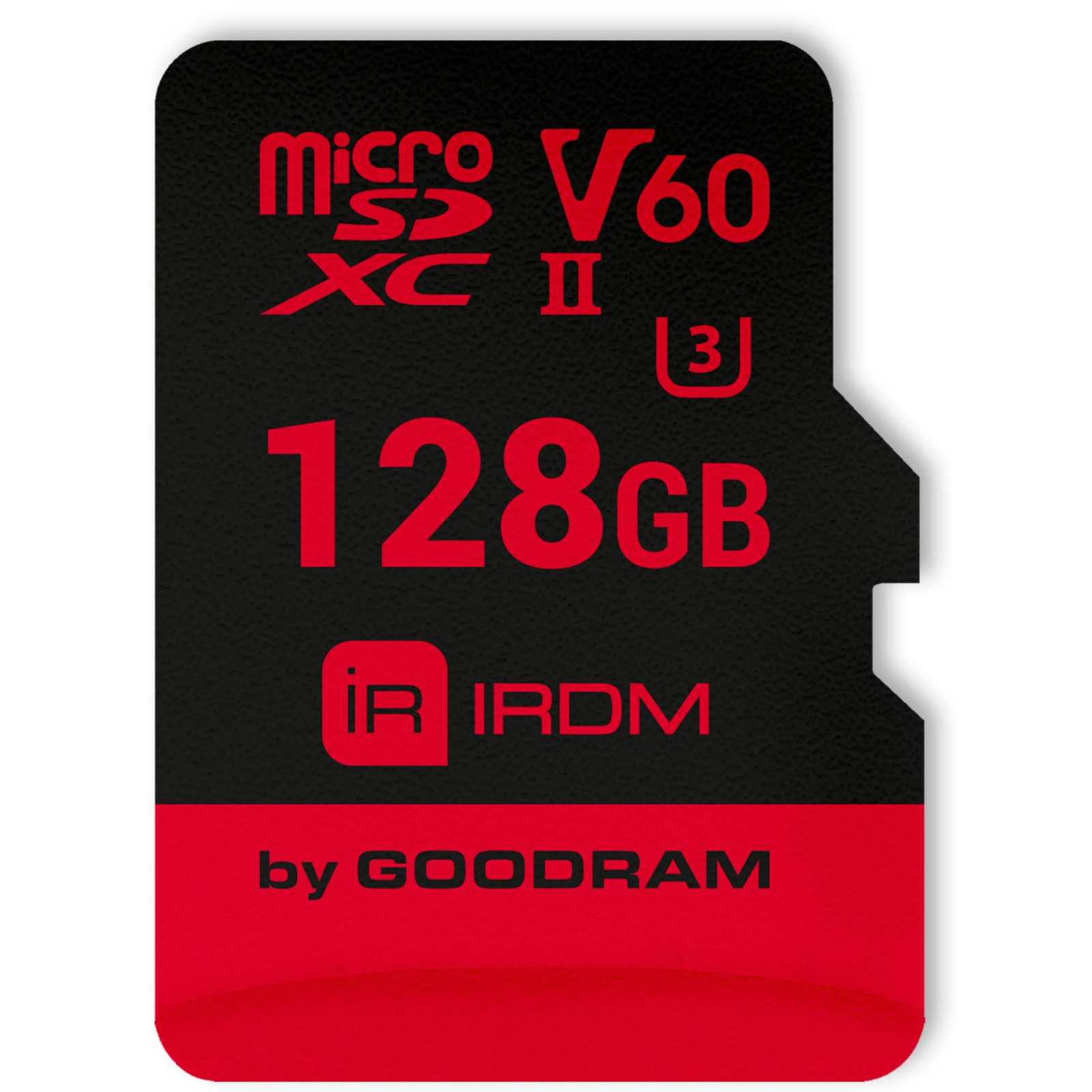 Карта памяти Goodram 128GB microSDXC UHS II V60 U3 IRDM (IR-M6BA-1280R11)