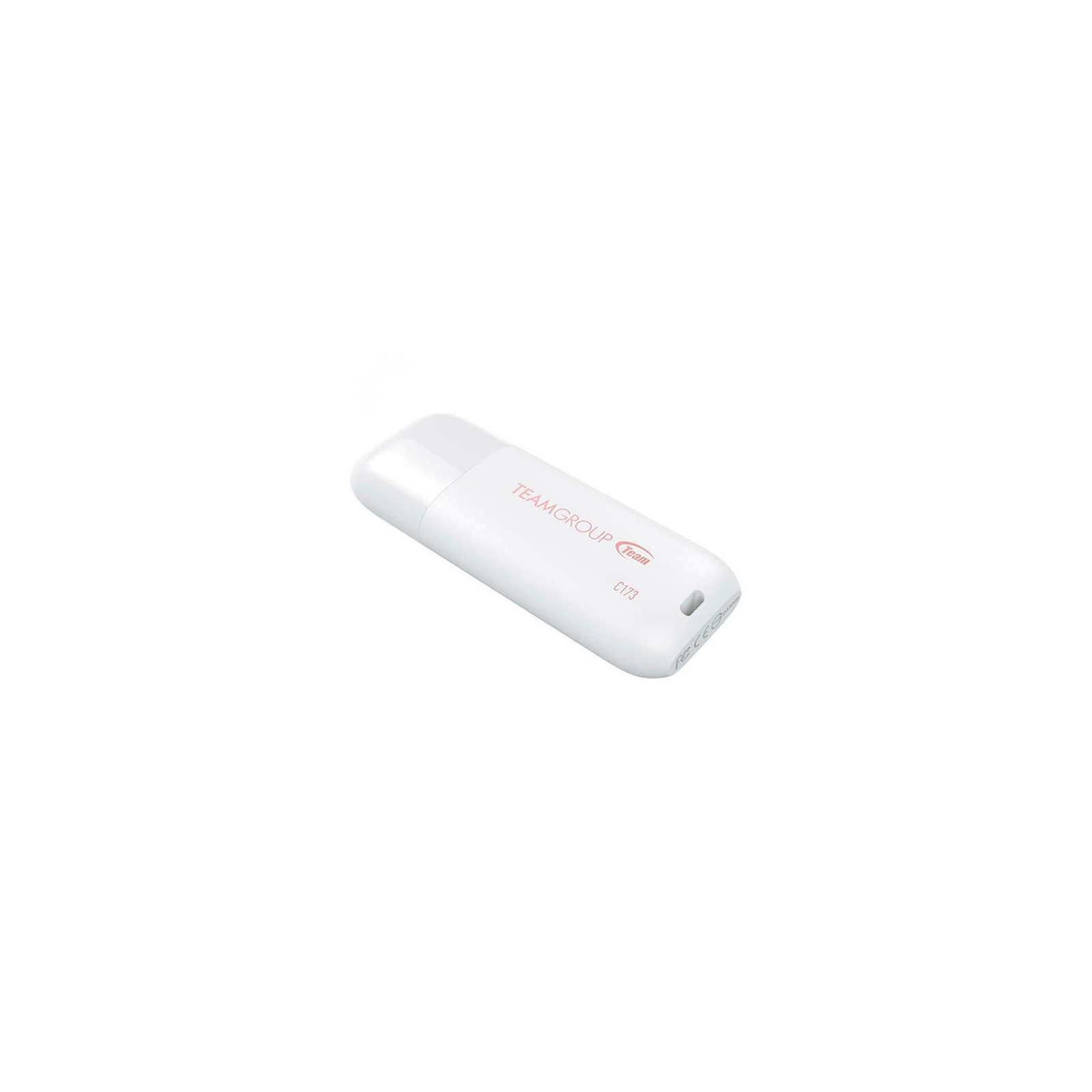USB флеш накопитель Team 64GB C173 Pearl White USB 2.0 (TC17364GW01) изображение 3