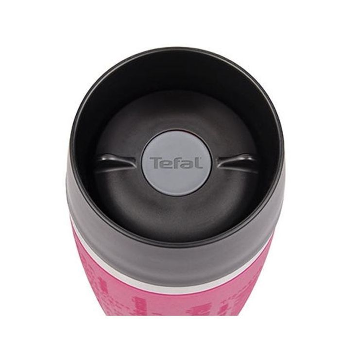 Термокружка Tefal TRAVEL MUG 0.36L raspb/silver (K3087114) изображение 2
