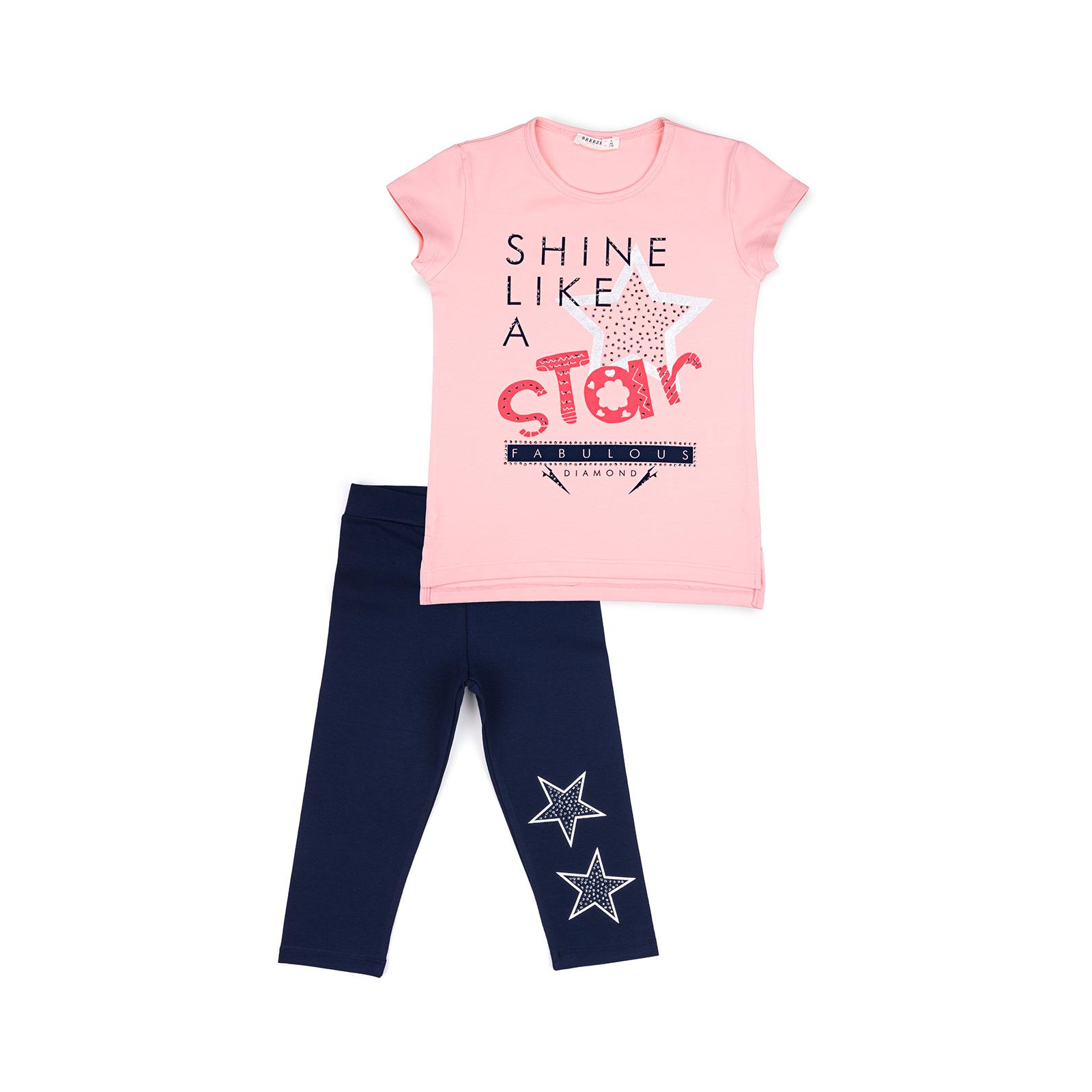 Набор детской одежды Breeze "Shine like a Star" (10252-128G-peach)