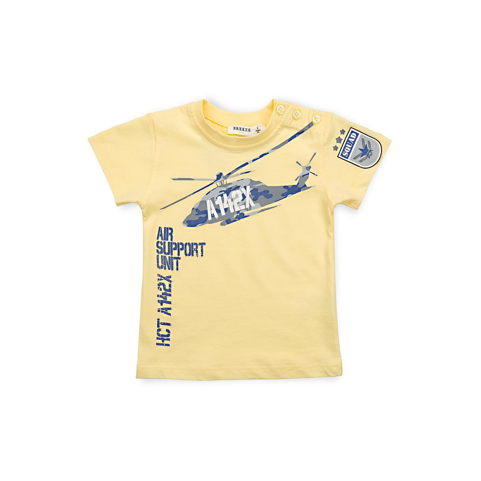 Набор детской одежды Breeze с вертолетом (10962-74B-yellow) изображение 2