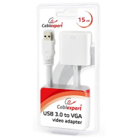 Переходник USB3.0 - VGA Cablexpert (AB-U3M-VGAF-01-W) изображение 2