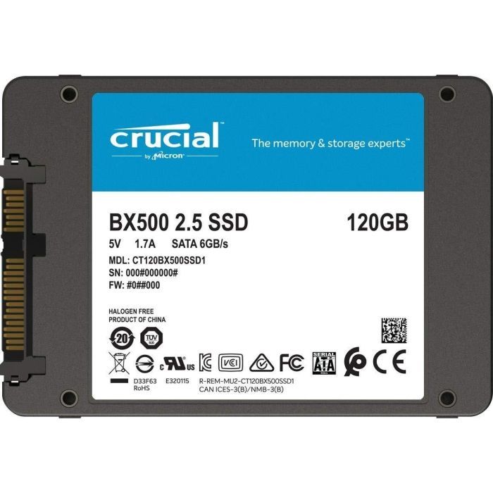 Накопитель SSD 2.5" 4TB Micron (CT4000BX500SSD1) изображение 2