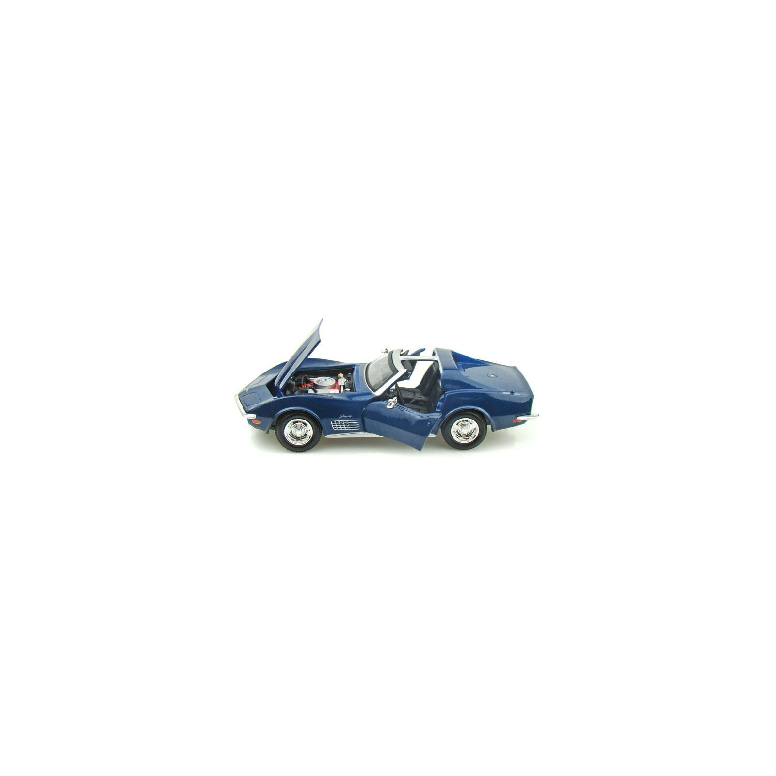Машина Maisto Chevrolet Corvette 1970 (1:24) синий (31202 blue) изображение 3